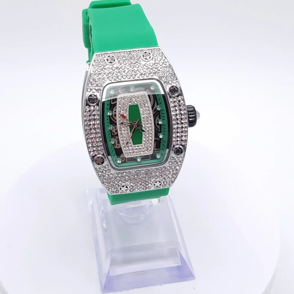 BIBI RIC006S8 Green Crystal Watch